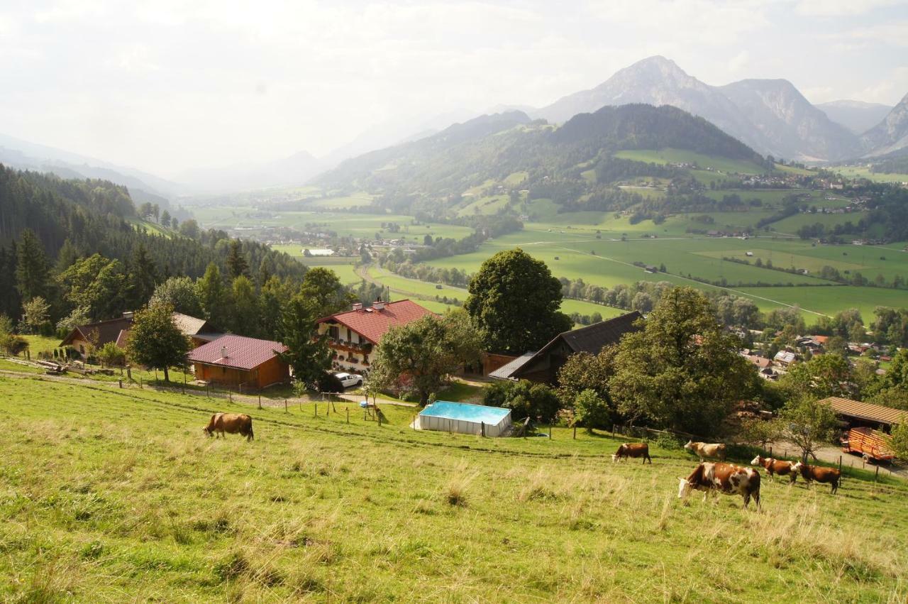 Apartmán Bio-Bauernhof Greiml Grobming Exteriér fotografie